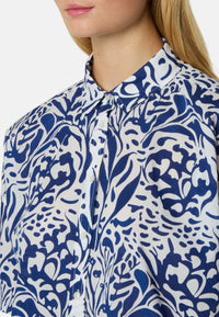 Camicia Donna in mussola con stampa corallo North Sails Combo 1