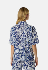 Camicia Donna in mussola con stampa corallo North Sails Combo 1