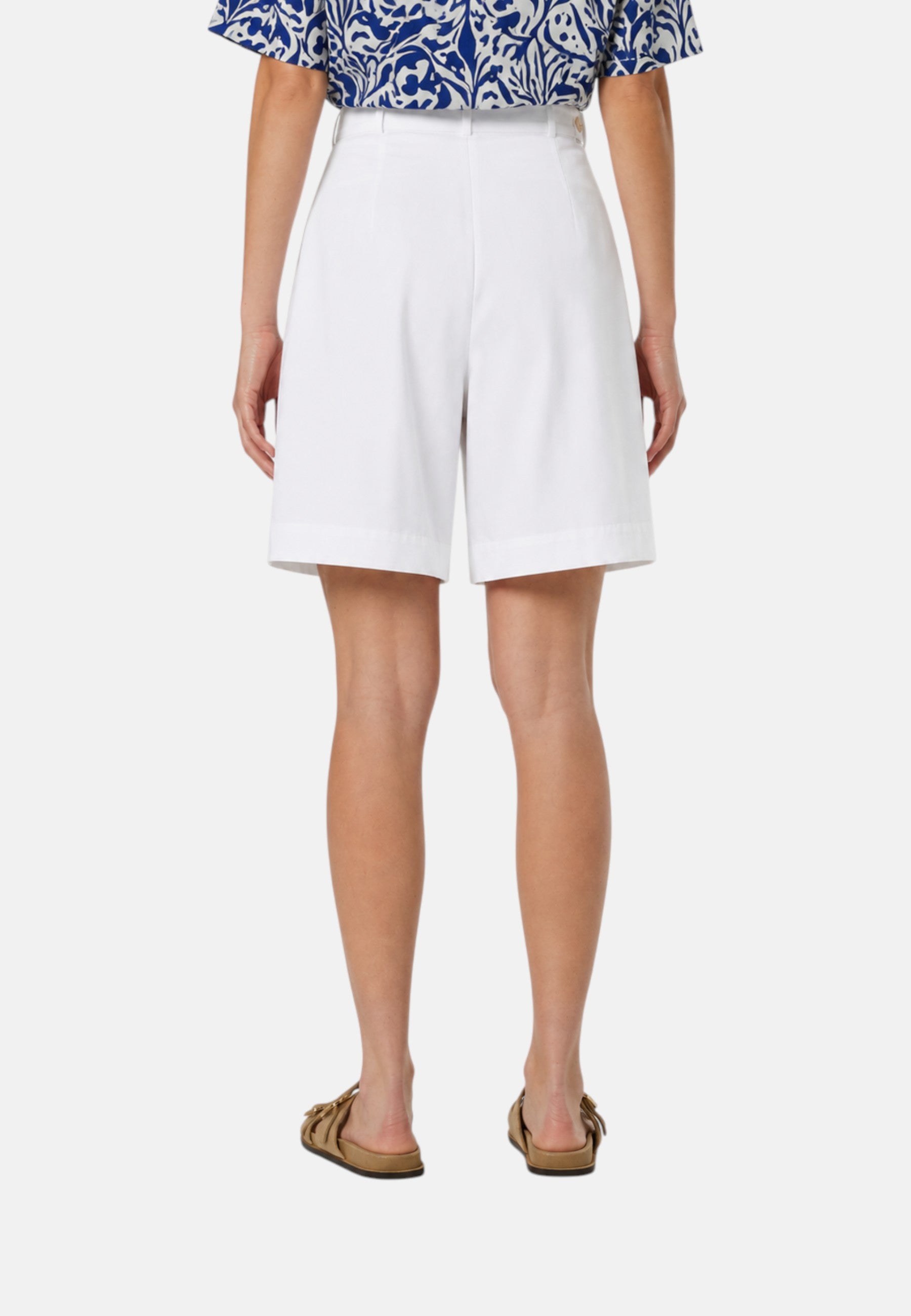 Bermuda a gamba larga con pinces Donna North Sails Marshmallow
