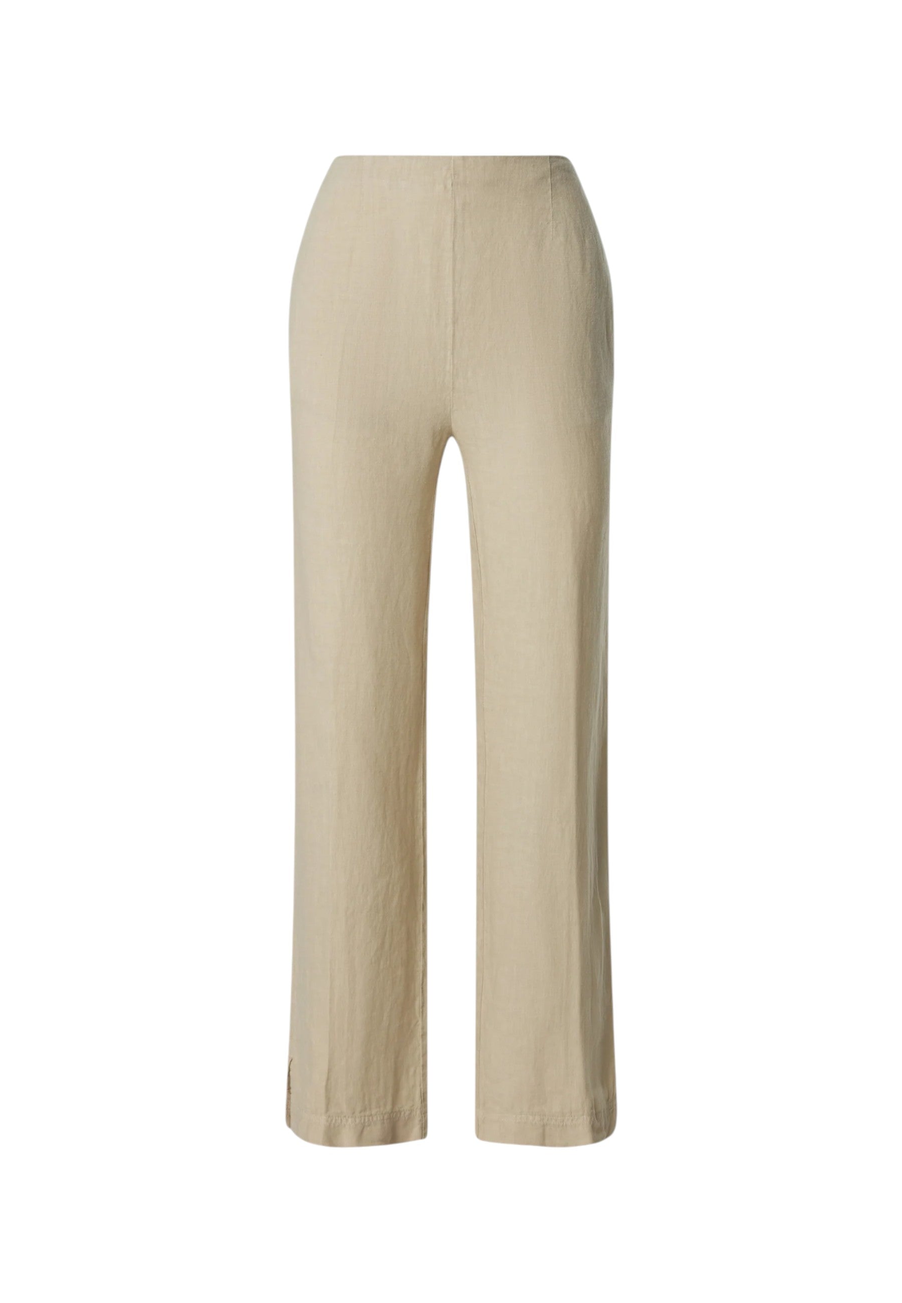 Pantaloni Donna in lino con vita paperbag North Sails Light Stone