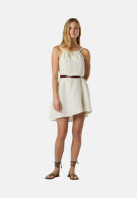 Abito con scollatura arricciata e coulisse Donna North Sails Marshmallow
