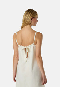 Abito con scollatura arricciata e coulisse Donna North Sails Marshmallow