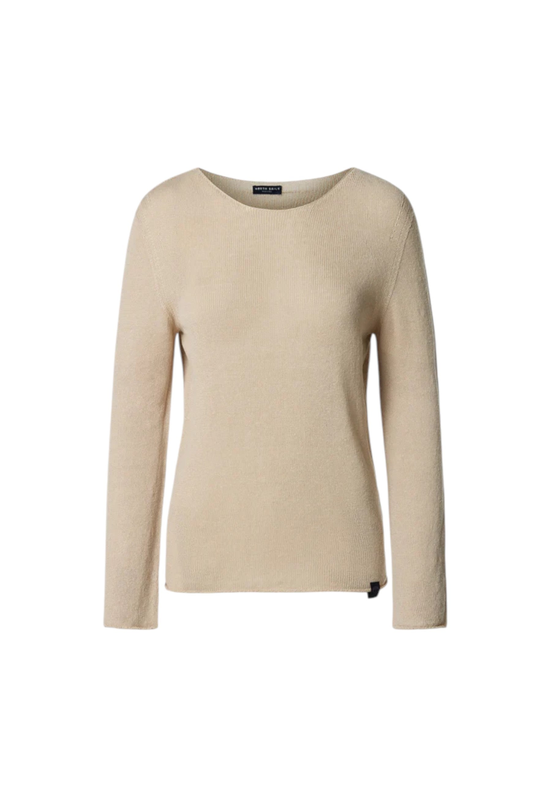 Maglia con scollo a barca senza cuciture Donna North Sails Light Stone
