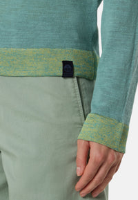 Maglia Donna con scollo a barca e bordi in viscosa North Sails Iceberg Green