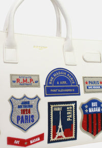 Borsa Donna Rue Madam Off White