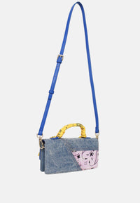 Borsa Donna Rue Madam Denim Blue