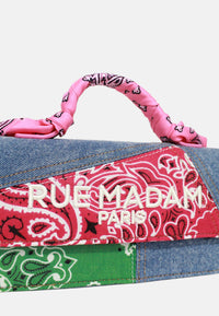 Borsa Donna Rue Madam Denim Fuchsia