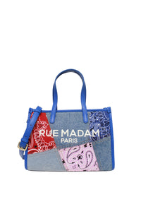Borsa Donna Rue Madam Denim Blue