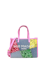 Borsa Donna Rue Madam Denim Fuchsia