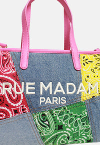 Borsa Donna Rue Madam Denim Fuchsia