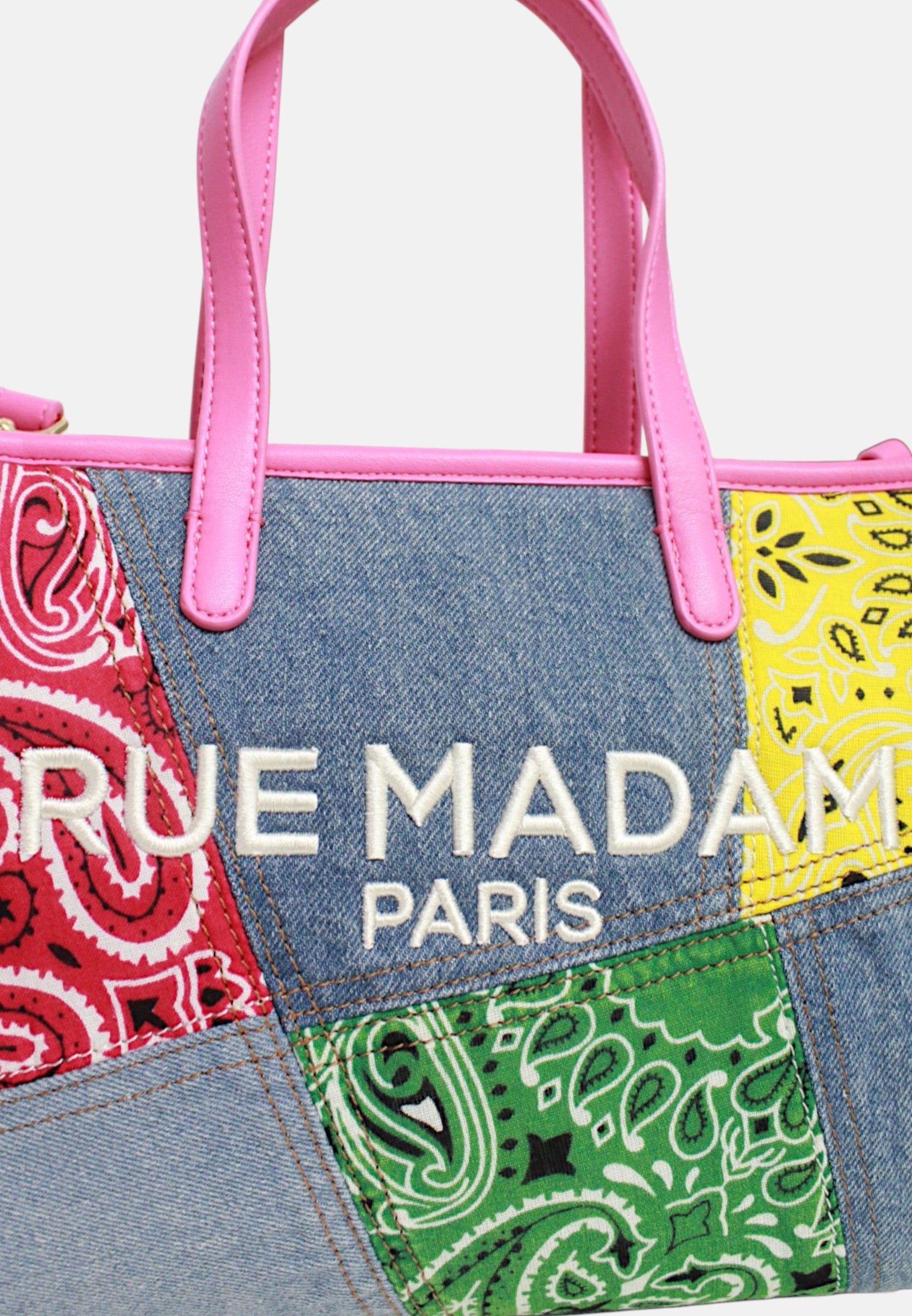 Borsa Donna Rue Madam Denim Fuchsia