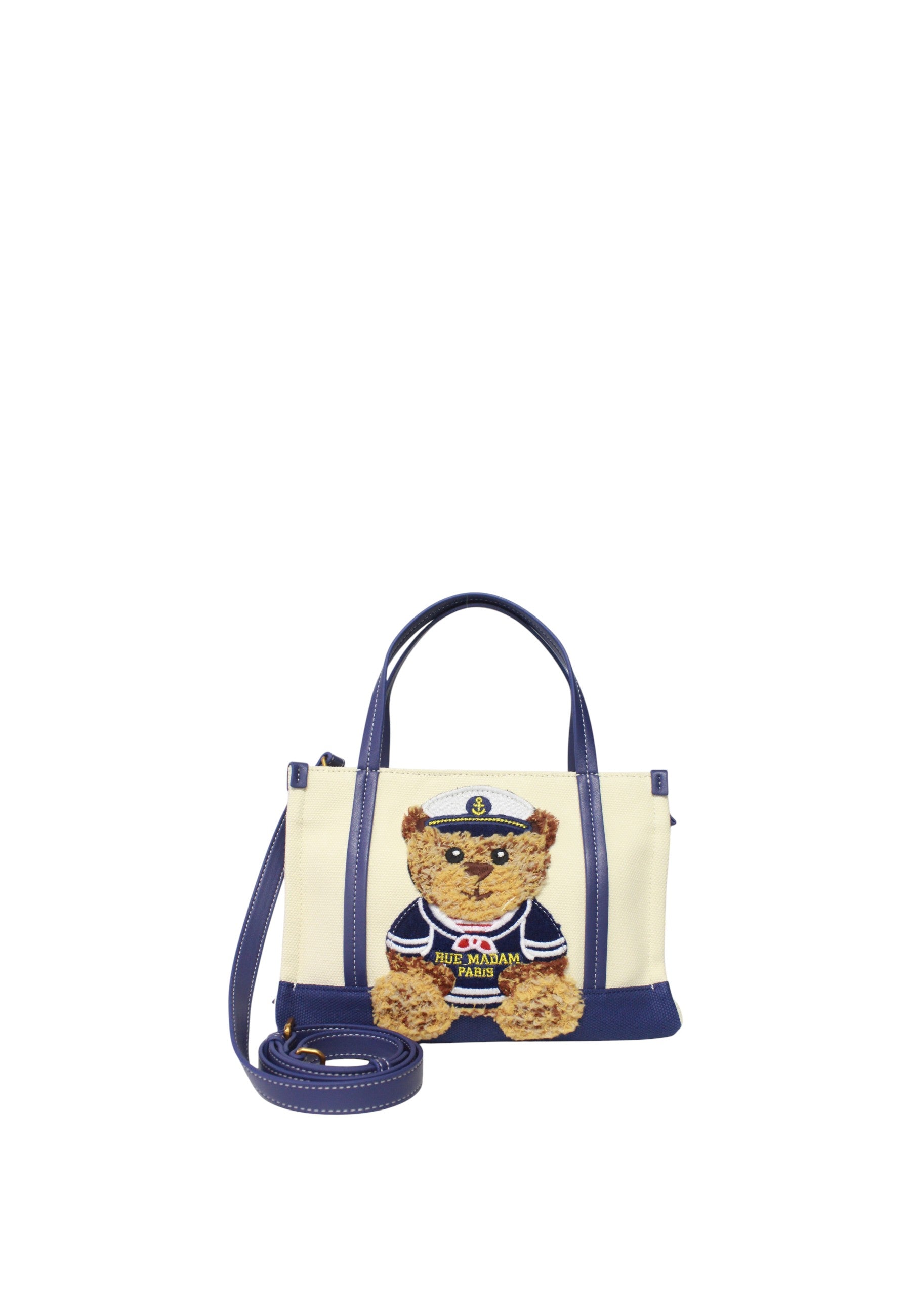 Borsa Donna Rue Madam Paris Marvin Clutch Summer Teddy Bear Canvas