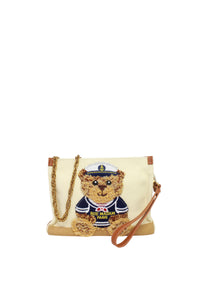 Borsa Donna Rue Madam Paris Marvin Clutch Summer Teddy Bear Canvas