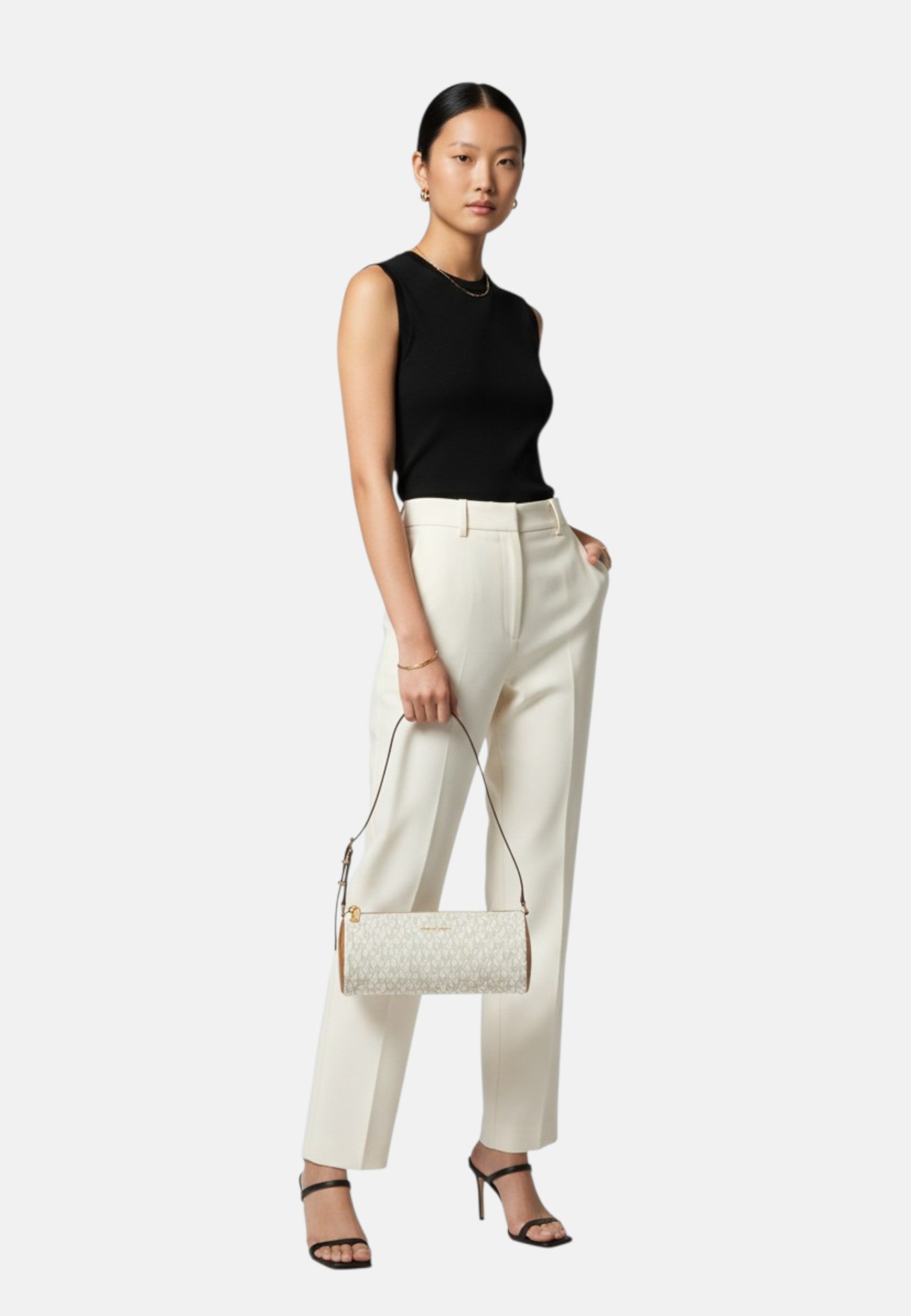Borsa Donna Michael Kors Vanilla/acrn