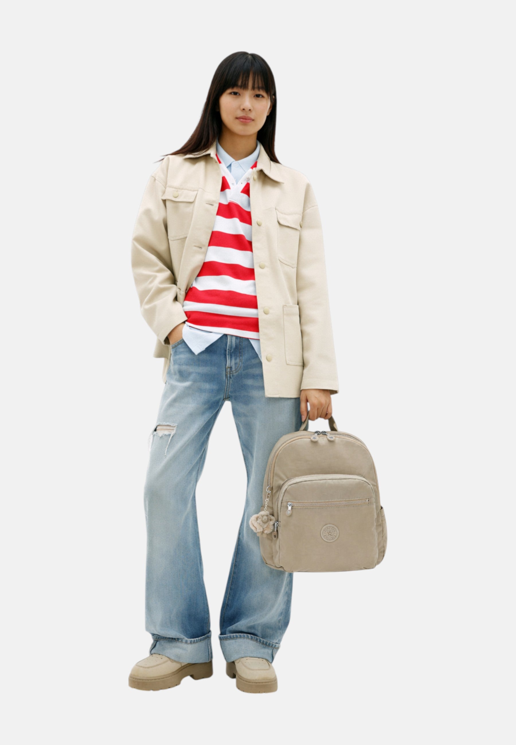 Zaino Donna Kipling Soft Taupe