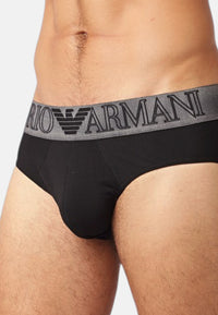 Slip Uomo Emporio Armani Black