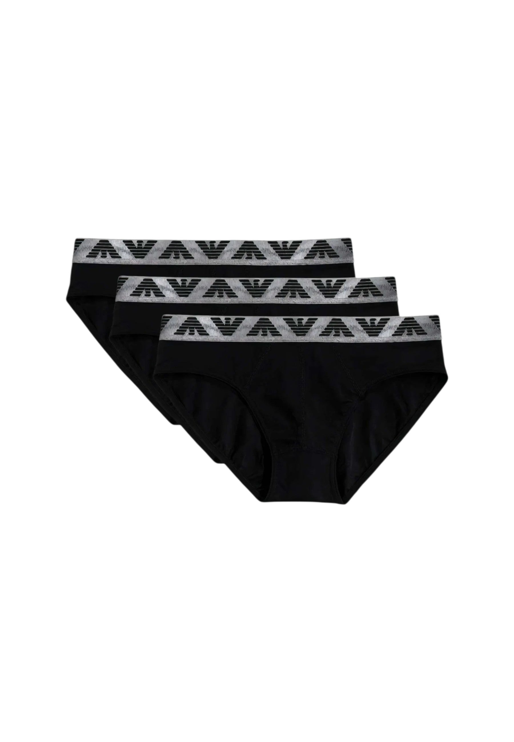 3-Pack Slip Emporio Armani Black/black/black