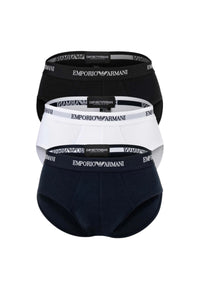 3-Pack Slip Uomo Emporio Armani White/ar.blue/black