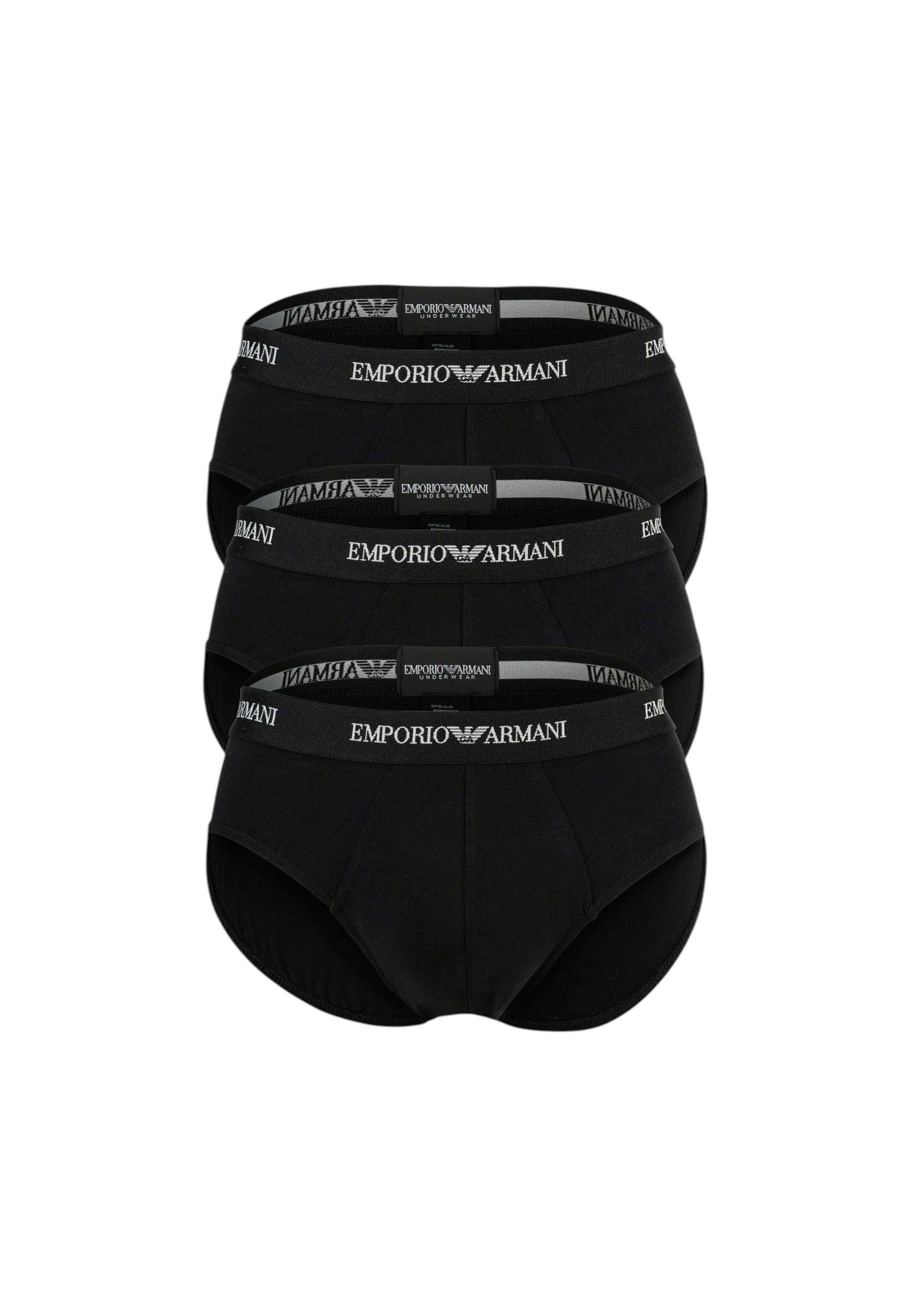 3-Pack Slip Uomo Emporio Armani Black/black/black