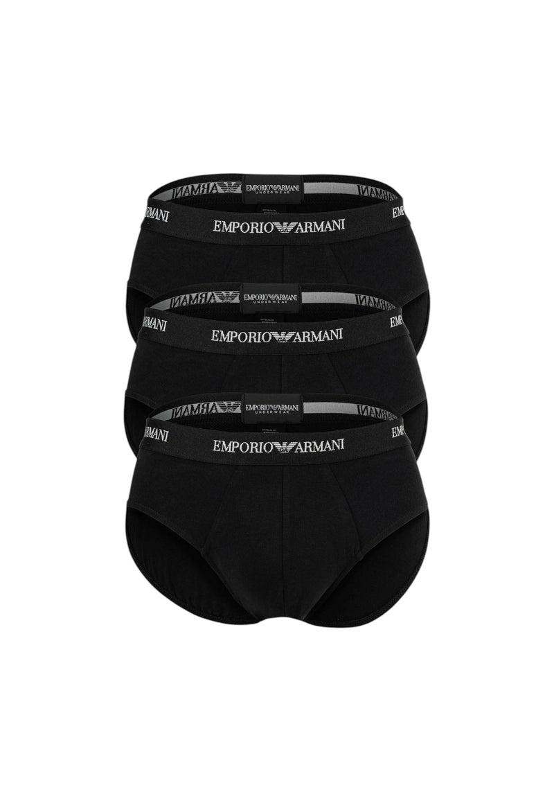 3-Pack Slip Uomo Emporio Armani Black/black/black