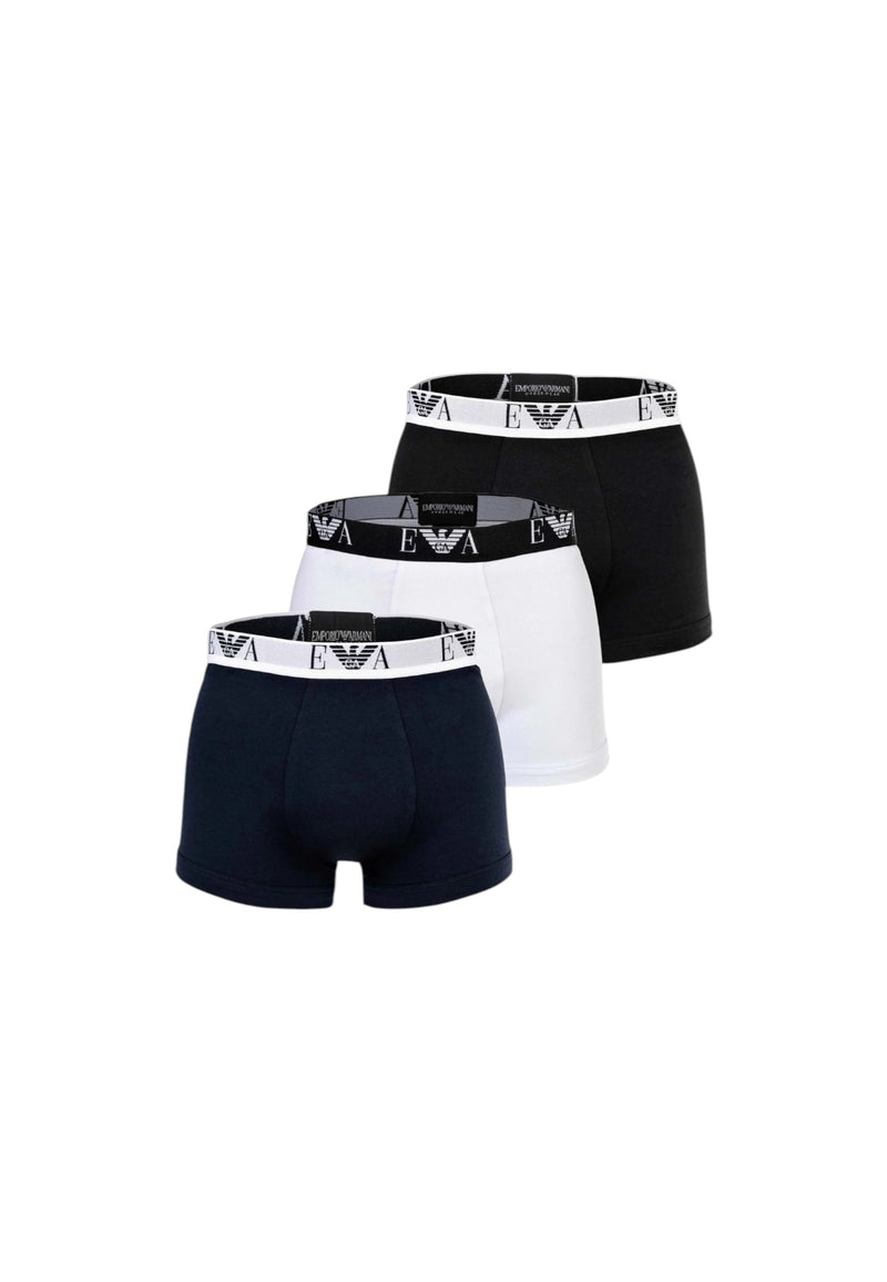 3-Pack Boxer Uomo Emporio Armani White/ar.blue/black