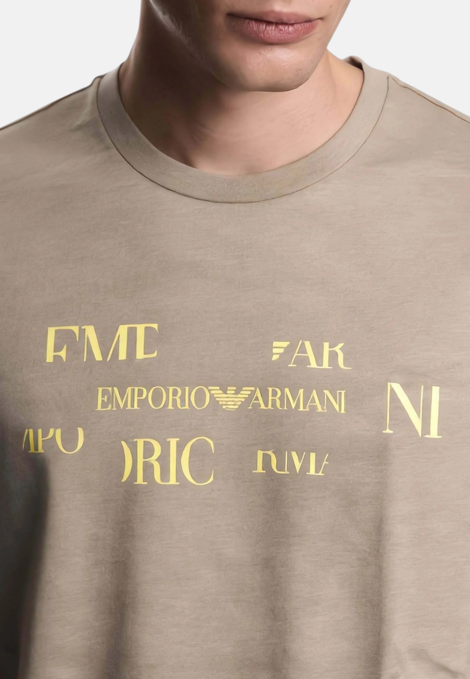 T-Shirt Uomo Emporio Armani Green