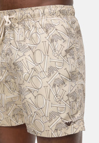 Costume da Bagno Boxer Uomo Emporio Armani Taupe/stone