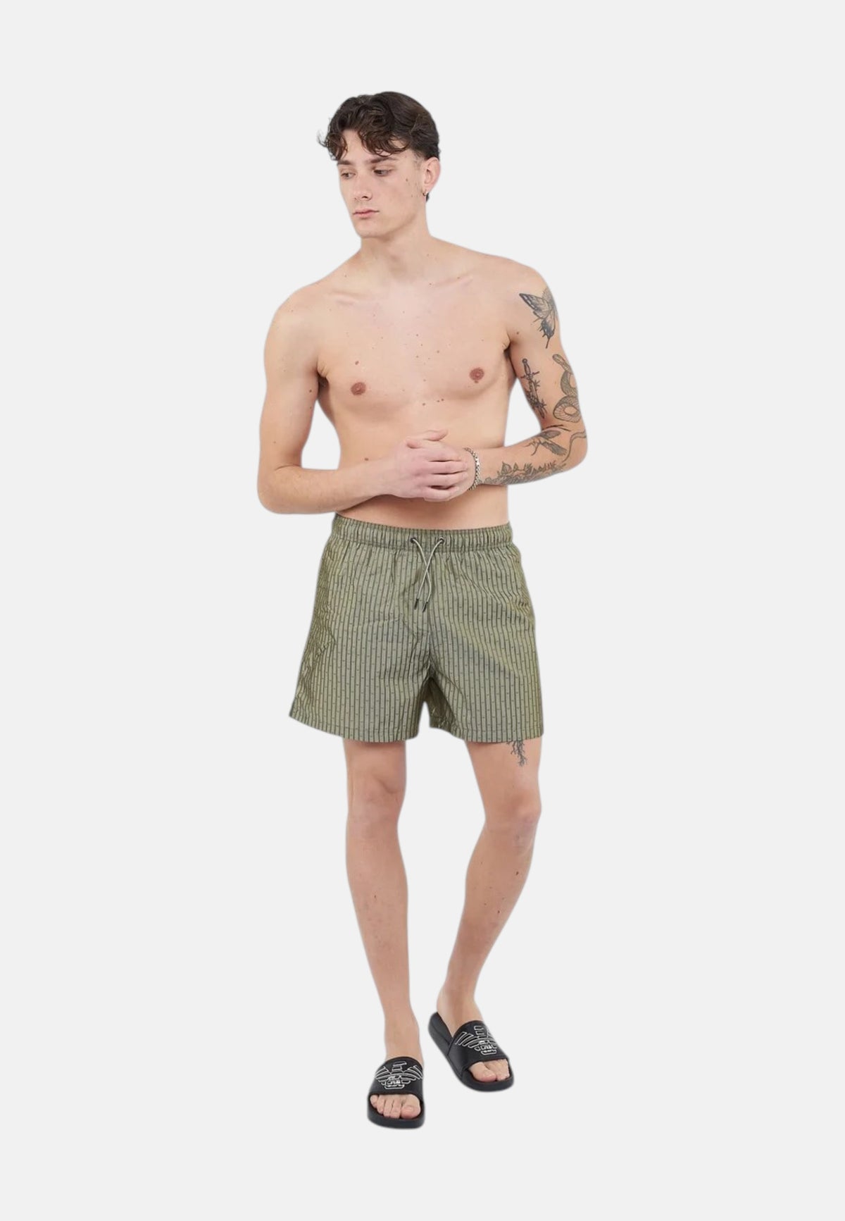 Boxer Uomo Emporio Armani Righe Verde