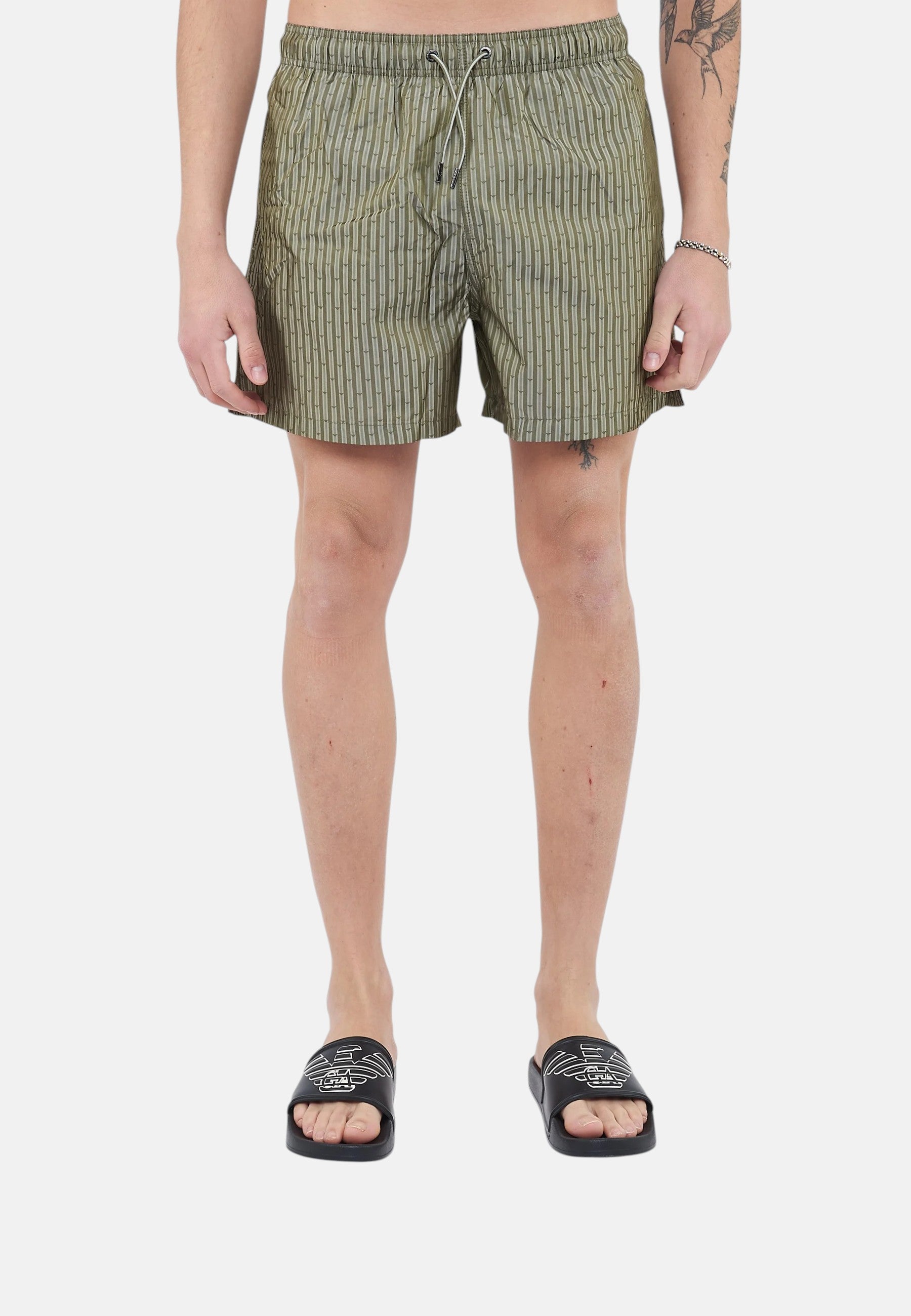 Boxer Uomo Emporio Armani Righe Verde