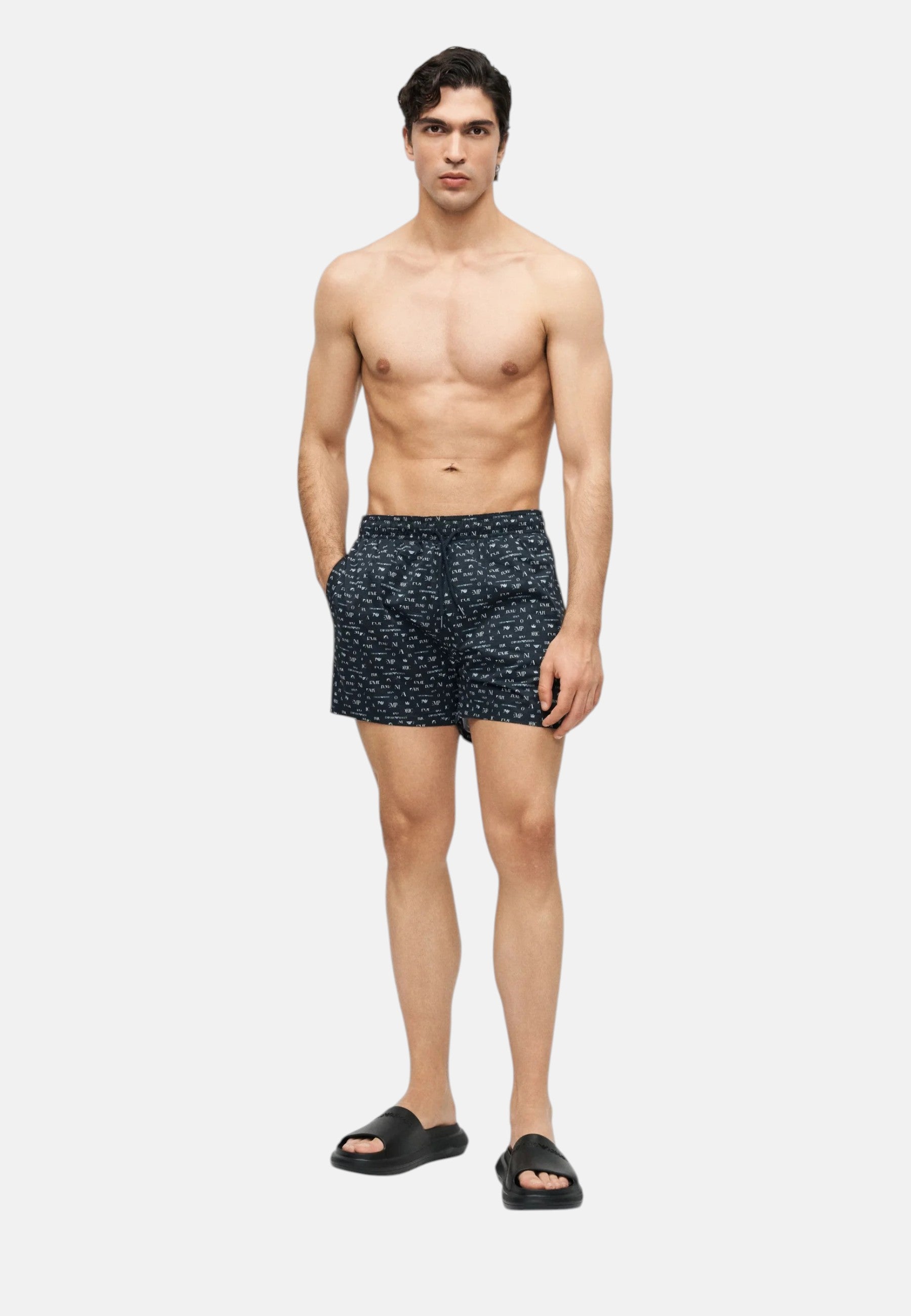 Costume da Bagno Boxer Uomo Emporio Armani Pr. Ea Arm.blue-white