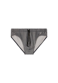 Slip Mare Uomo Emporio Armani Righe Nero