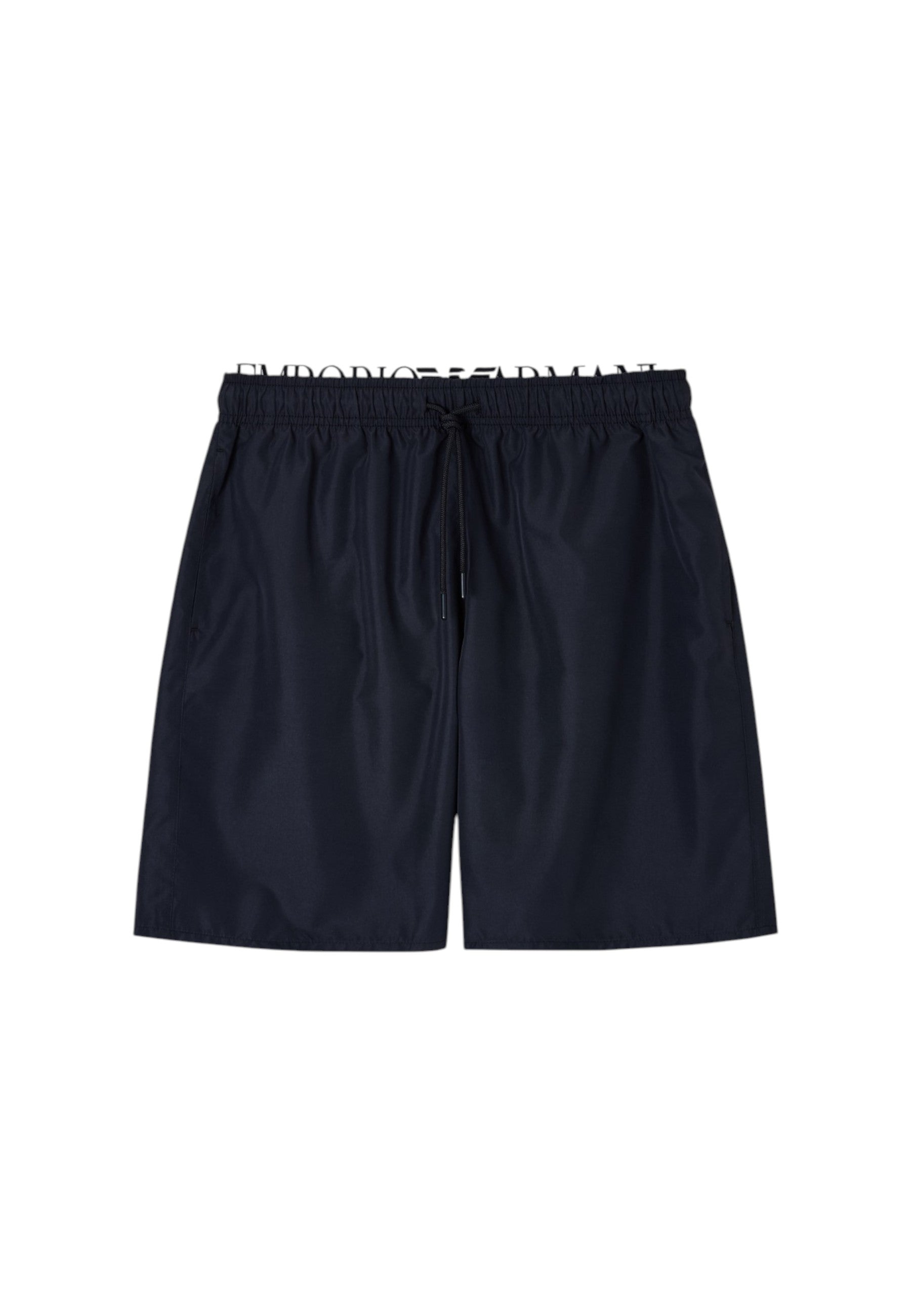 Boxer Emporio Armani Uomo in Cotone Stretch con Fascia Logata Black