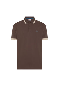 Polo Uomo Sun68 Marrone