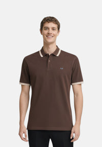 Polo Uomo Sun68 Marrone