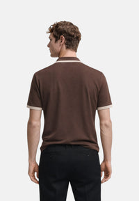 Polo Uomo Sun68 Marrone
