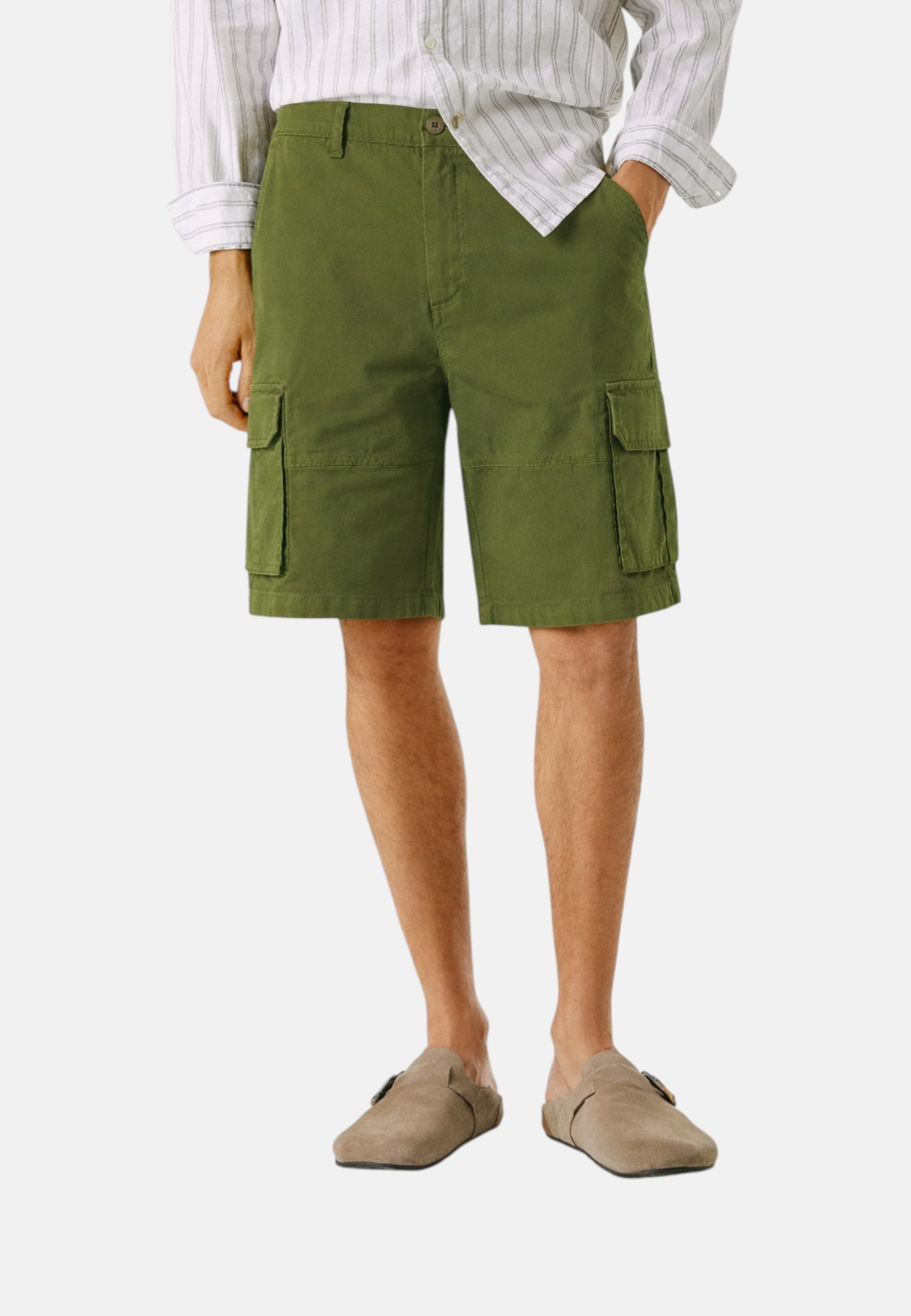 Bermuda Uomo Sun68 Verde Scuro