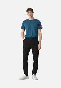 T-Shirt Uomo Sun68 Blu Avio Scuro