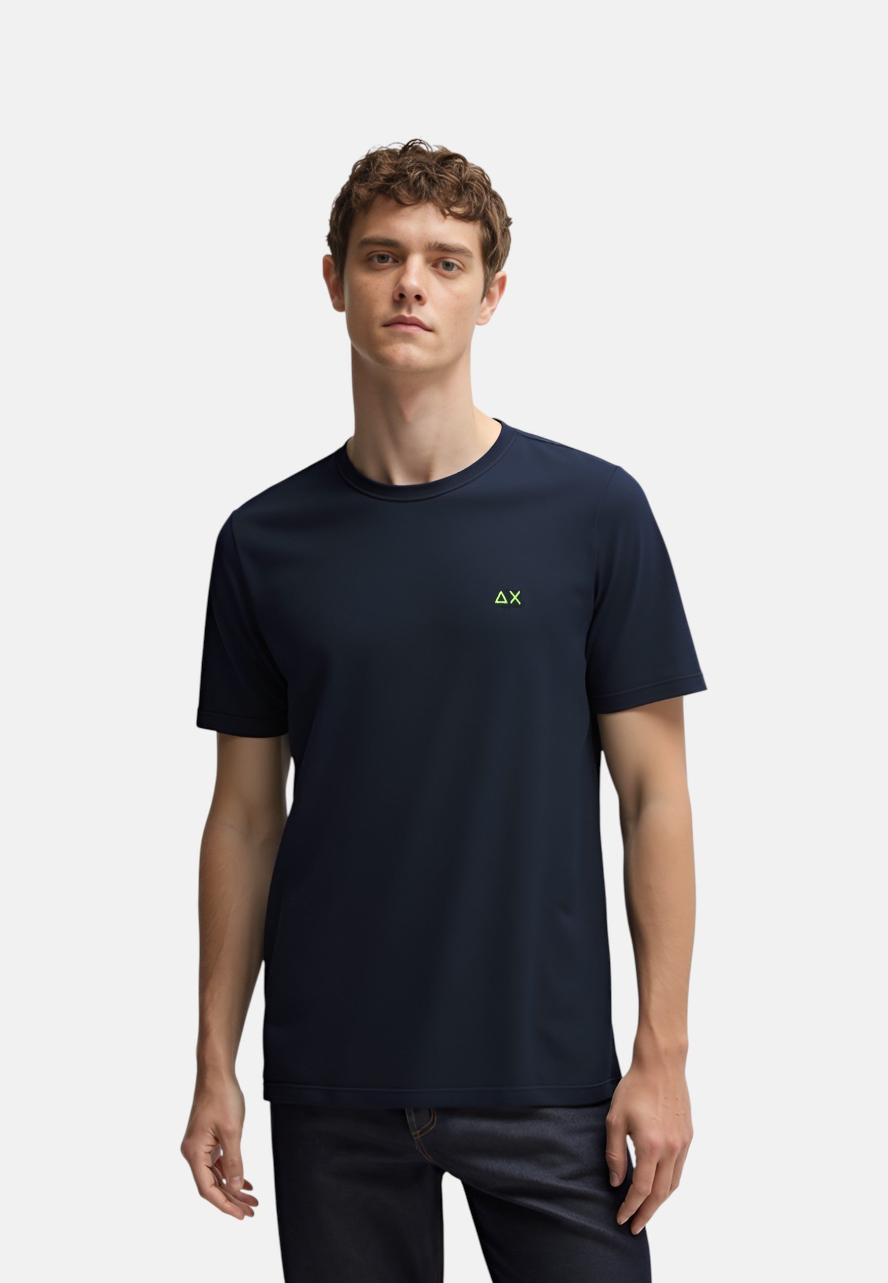 T-Shirt Uomo Sun68 Blue Navy