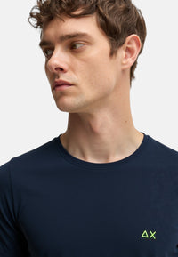 T-Shirt Uomo Sun68 Blue Navy