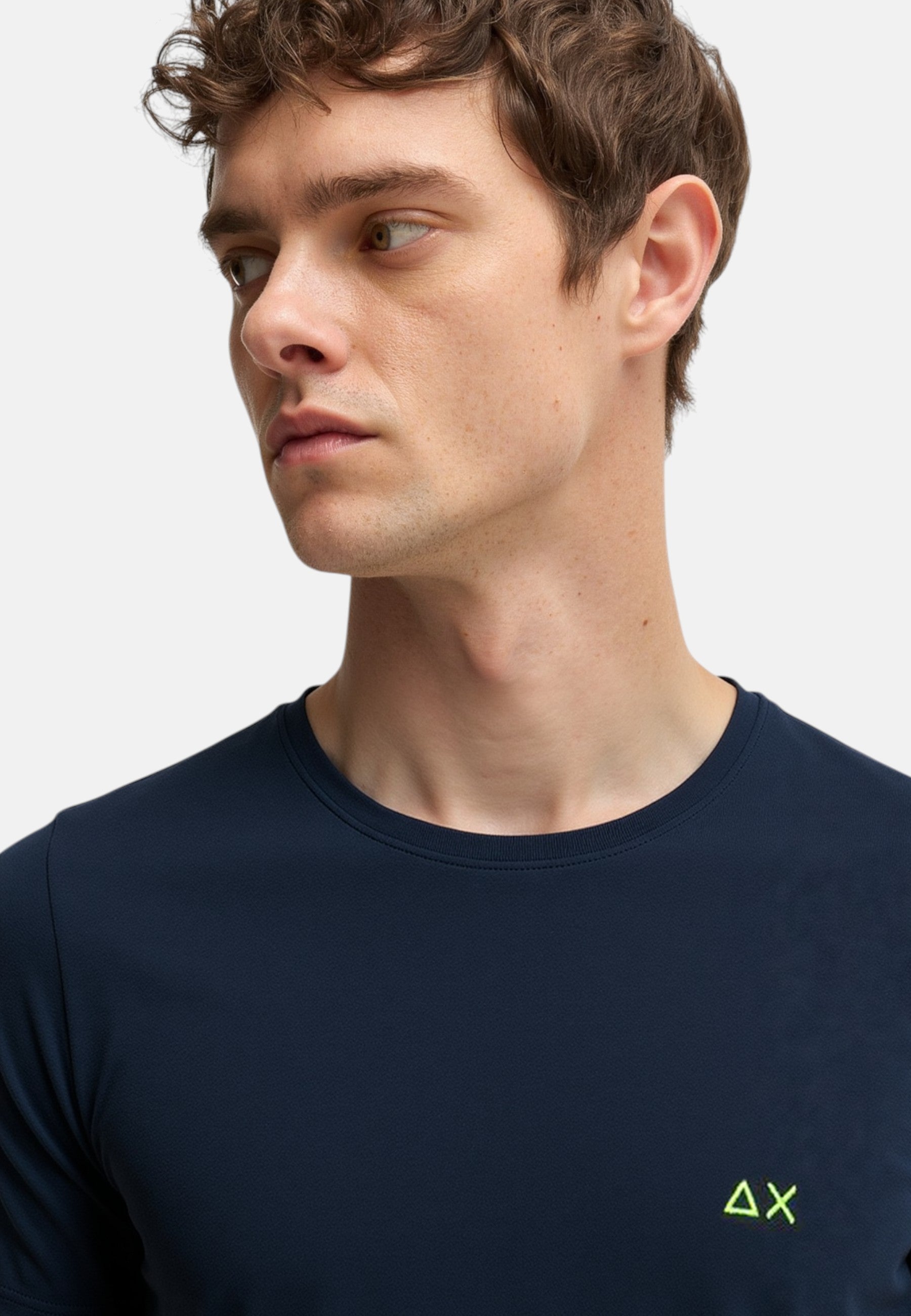T-Shirt Uomo Sun68 Blue Navy