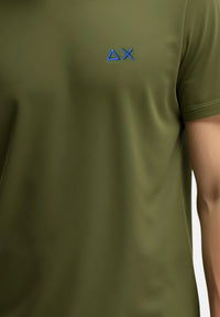 T-Shirt Uomo Sun68 Verde Scuro