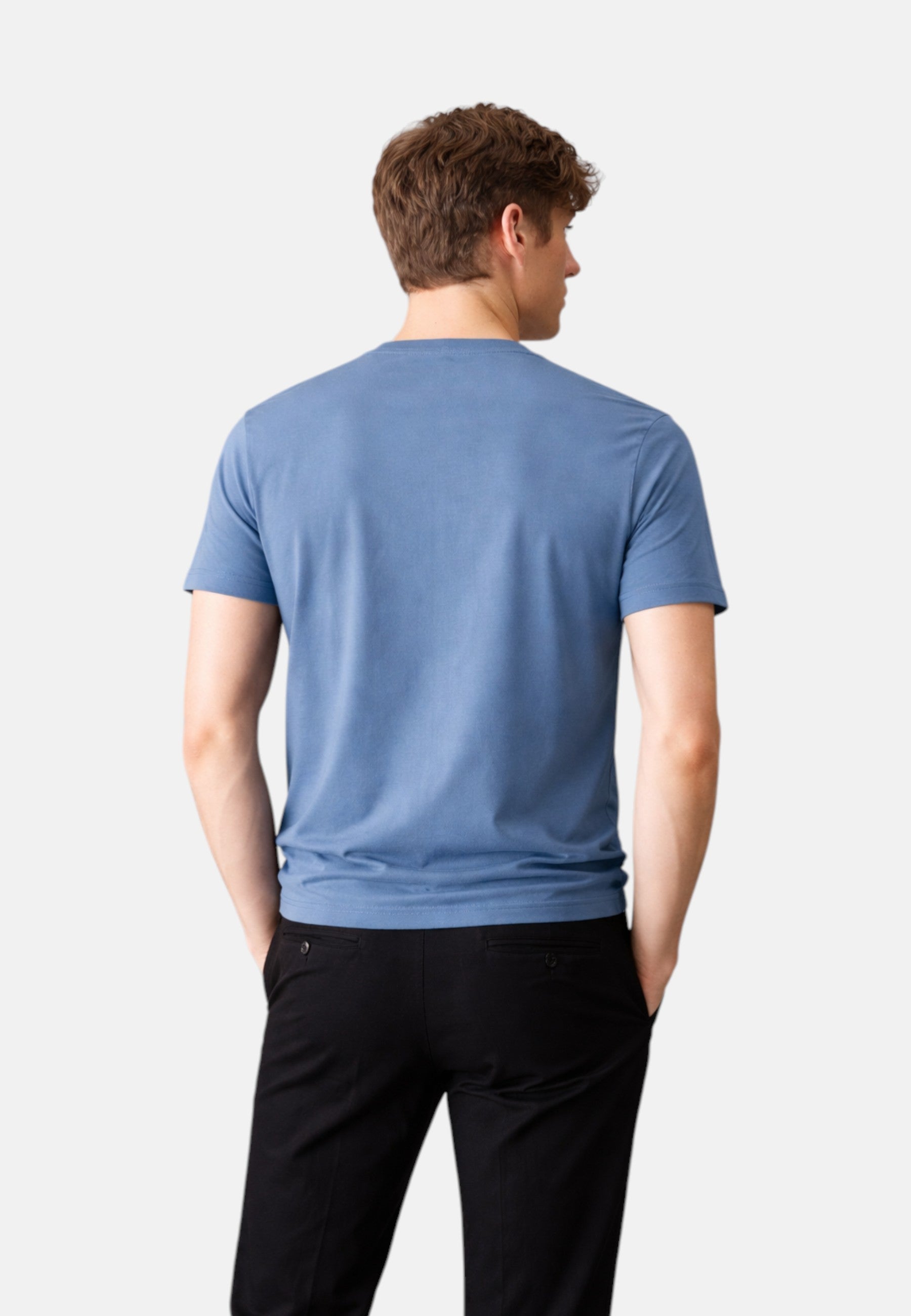 T-Shirt Uomo Sun68 Blu Avio