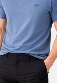 T-Shirt Uomo Sun68 Blu Avio