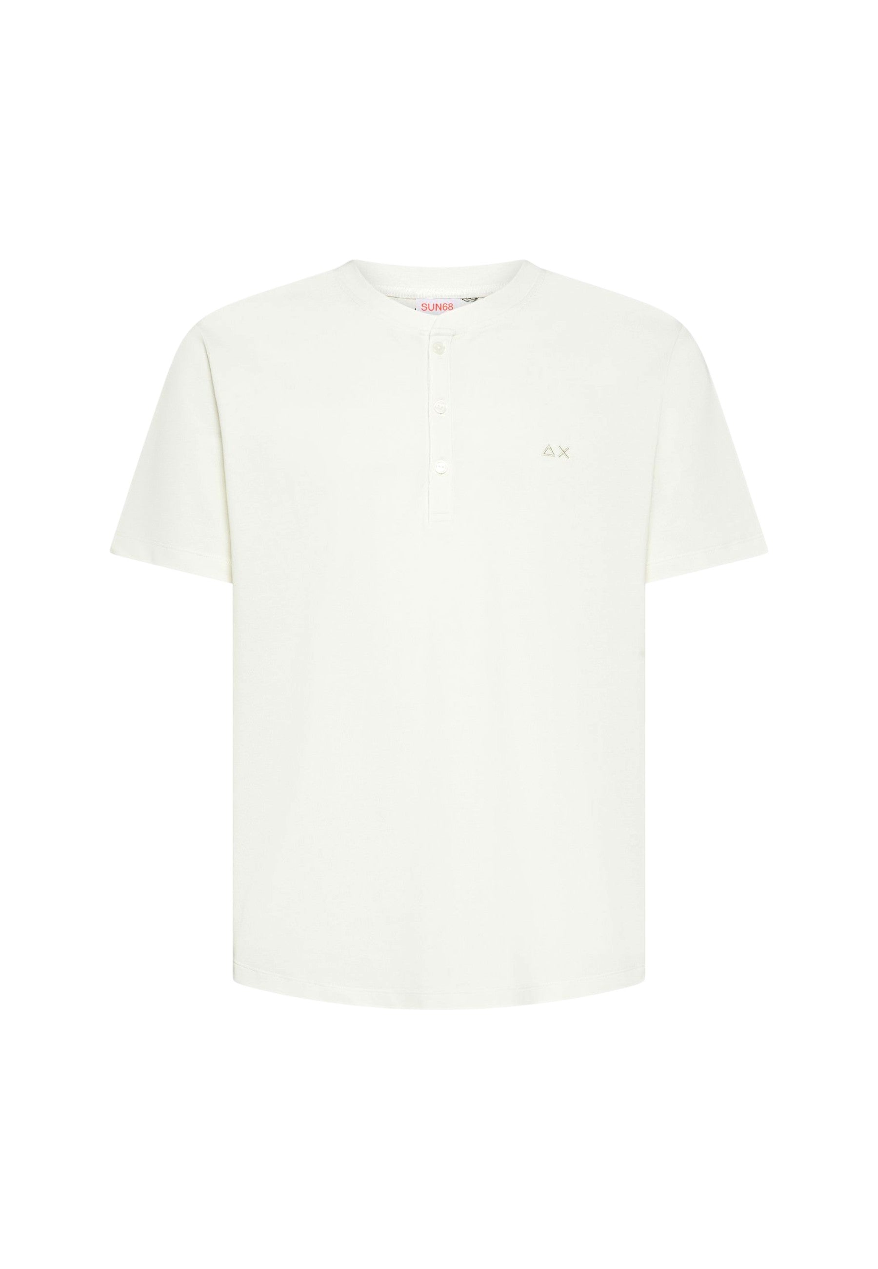 T-Shirt Uomo Sun68 Bianco Panna