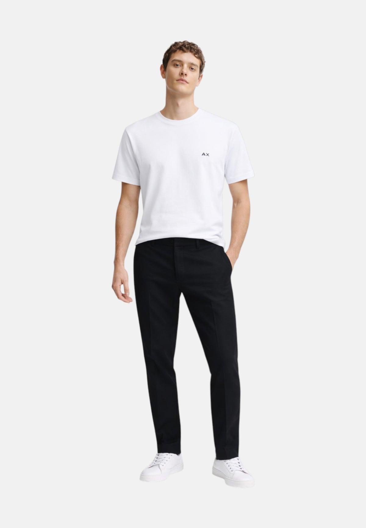 T-Shirt Uomo Sun68 Bianco