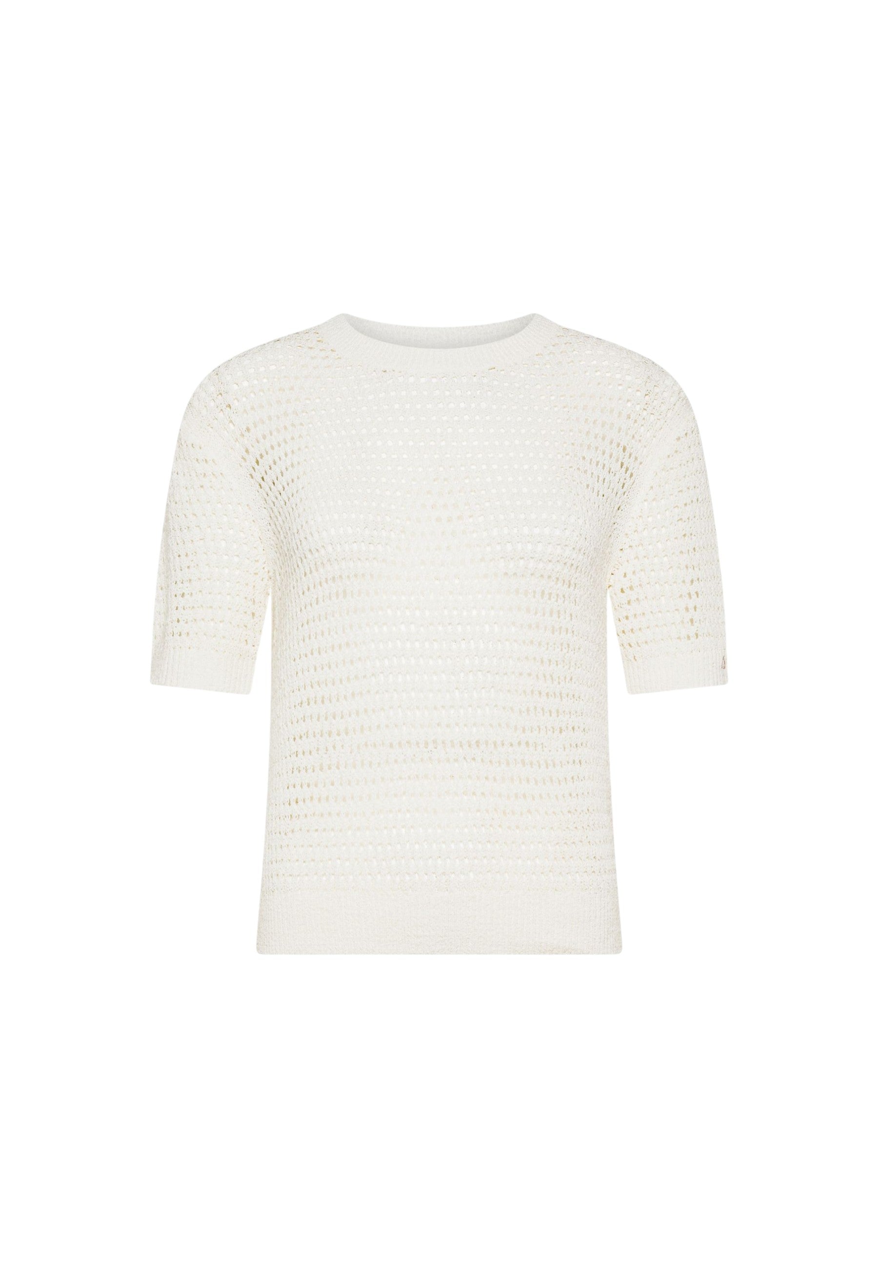 T-Shirt Donna Sun68 Bianco Panna