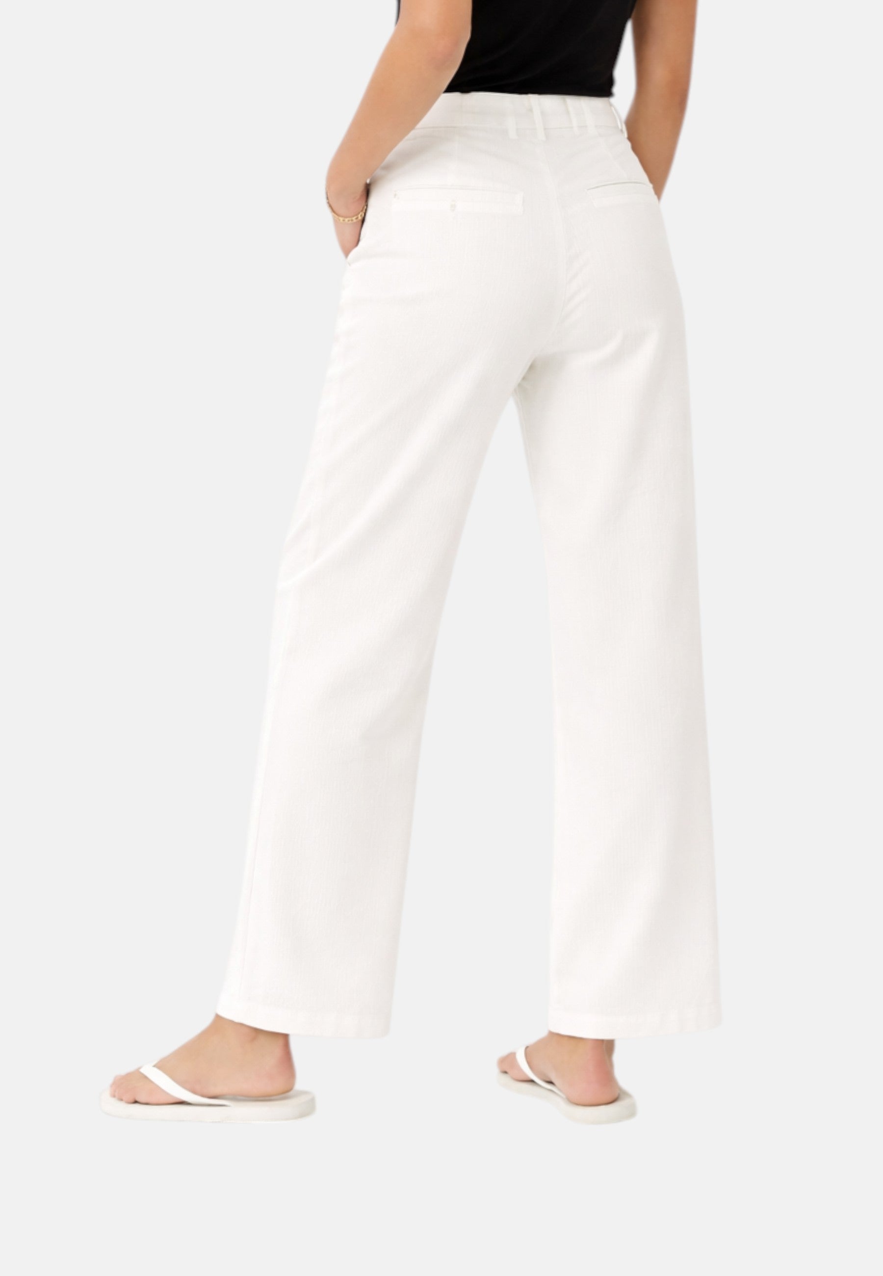 Pantaloni Donna Sun 68 Bianco