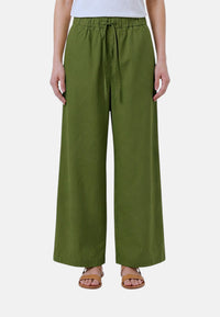 Pantalone Donna Sun68 Verde Scuro