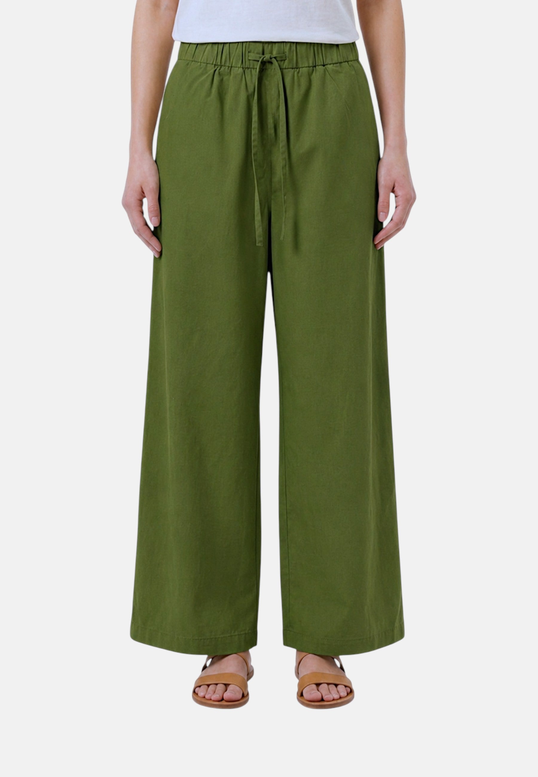 Pantalone Donna Sun68 Verde Scuro