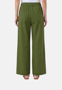 Pantalone Donna Sun68 Verde Scuro